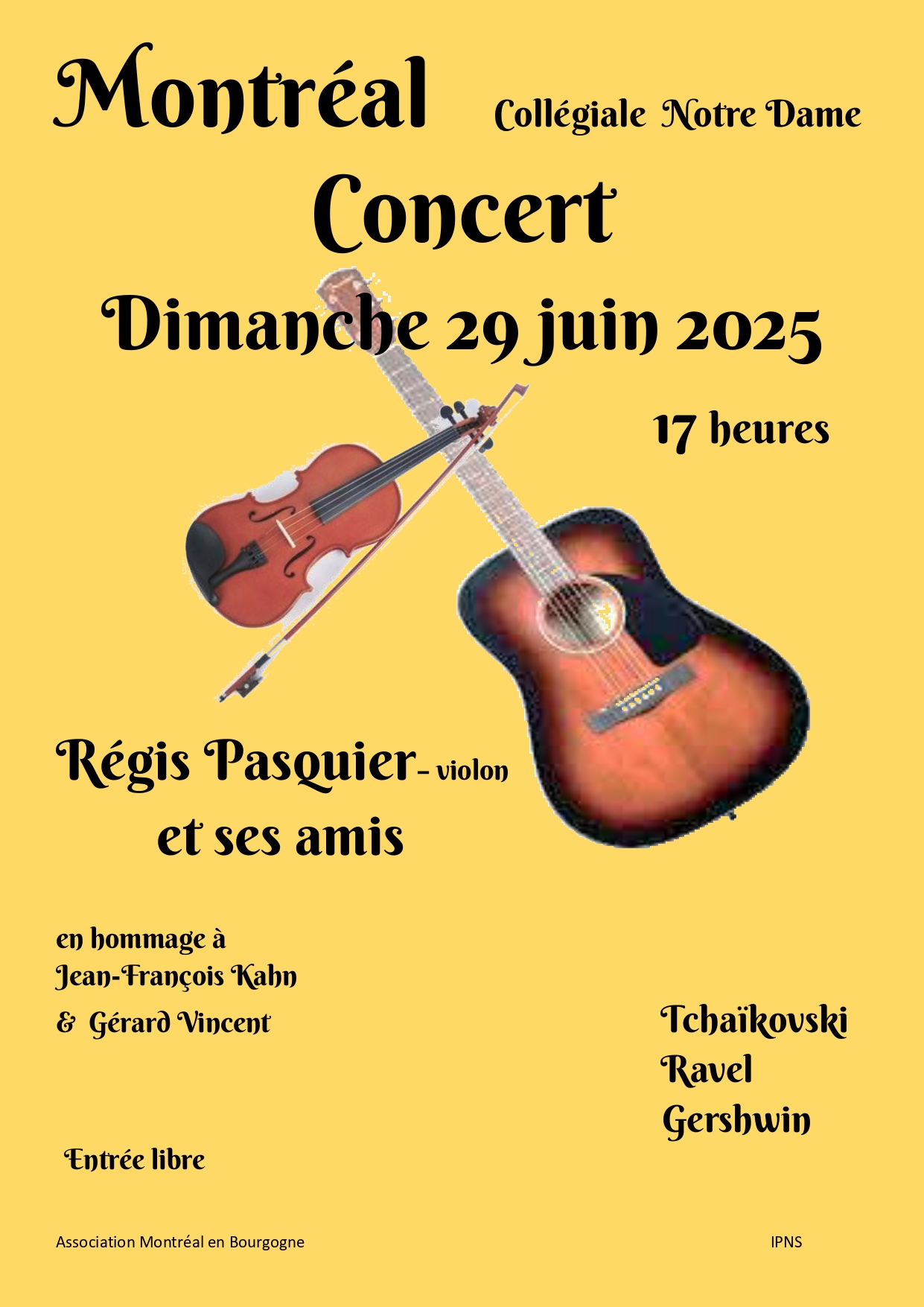 Concert à la Collégiale Notre Dame